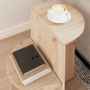  Sidetabell Naturlig 50 x 40 x 50 cm Massiv furu tre