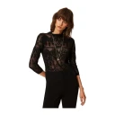 Twinset Dame Topper Svart M,