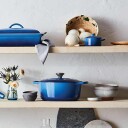 Le Creuset  Signature rund gryte 5,3L/26 cm azure