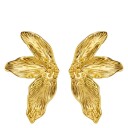Orelia Statement Petal Climber Earrings