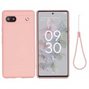 Google Pixel 6a Liquid Silikondeksel Rosa