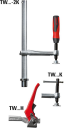Bessey Tw28-30-14-2K, F-Klemme, 1 Stykker, 30 Cm