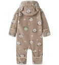 Name It Nbnmeeko Fleece Suit Aop   Beige   74 80