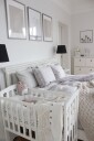 JLY ELLA Dream Lux Sprinkelseng Dropside med Babymatex Madrass 60x120 Hvit
