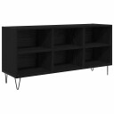  TV skap Svart Eik 103,5 x 30 x 50 cm Konstruert tre