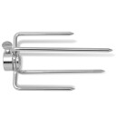 vidaXL 42251  BBQ Rotisserie Grillgafler 2 stk Stål