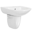  Servant Hvit 52x45x49cm Glassert Keramikk