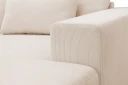Grande 5 seters U Sofa med Divan Høyre   Beige Manchester