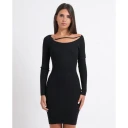 Guess Dame Kjoler Svart XS,