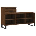  Skoskap brun eik 102x36x60 cm konstruert tre 831379