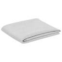 vidaXL Bordduk Oval Hvit 130 x 180 cm