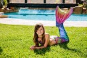 Kuaki Mermaids Havfruehale Hale + monofinne Rainbow XS + S