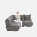 Mod 3 Cozy Corner Modulsofa Luscious Gray