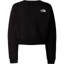 The North Face Crop Cutline Oversized Crew Sweatshirt Barn Svart 124 133