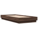  Sengeramme brun eik 90x200 cm konstruert tre 8721012286610
