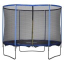 Trampoline med sikkerhetsnett for hage Ø305 cm