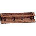 Krydderhylle Teak 36x7x9,5cm