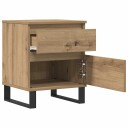  Nattbord 2 stk artisan eik 40x35x50 cm konstruert tre