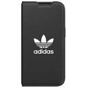 Adidas Booklet Case Basic til iPhone 14/15/13 6,1" Svart/Hvit
