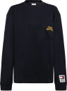Tommy Hilfiger Graphic Varsity Pocket Ls Tee   NAVY BLUE   XXL