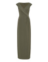 Lauren Ralph Lauren Jersey Off-The-Shoulder Gown - Green - 46