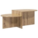  Kaffebord Artisan eik 100 x 50 x 40 cm Konstruert tre