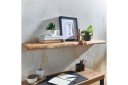 Vegghylle Wohnling trekant, heltre, flytende hylle, landlig stil 100 cm - 100 cm