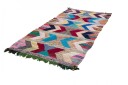 Marokkansk Boucherouite teppe 130 x 275 cm Størrelse: 130 x 275 cm