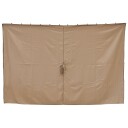 Hillerstorp Sidevegger 195x350 cm svart/beige