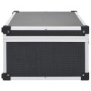  CD-koffert for 80 CD-er aluminium ABS svart
