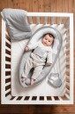 Doomoo Babynest Stripete Grå
