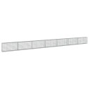 vidaXL Gabion med 3,5 mm tråd og 5x10 cm mesh 700x20x50 cm