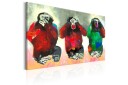 Tavle Three Wise Monkeys 60X40 Artgeist sp. z o. o.