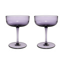 Villeroy & Boch Like champagneglass coupe 10 cl 2-pakning Lavendel
