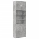  Highboard betonggrå 80x42,5x249 cm konstruert tre 8721102654497