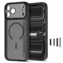 Tech-Protect MagPrime MagSafe CC hybrid-deksel  iPhone 18 Pro/17 Pro Matt Svart