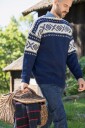 Dale Garn 370 18 Cortina Unisex Genser Indigo