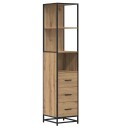  Baderomsskap artisan eik 35 x 37.5 x 166 cm Ingeniørtre og stål