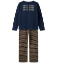 Name It Pysjamas   2 Deler   NkmRobbiq   Navy Blazer/Sepia   Name It   10 år (140)   2 delt nattøy Brun Marineblå
