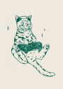 Gamer Cat Chill Plakat / 70x100