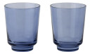 Muuto Raise glass 30 cl 2-pakning Dark blue