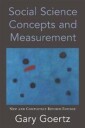 Social Science Concepts And Measurement Av Gary Goertz