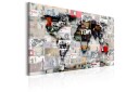 Tavle Map: Banksy Inspiration 90X60 Artgeist sp. z o. o.