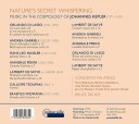 Bruce Dickey Concerto Palatino  Nature’s Secret Whispering  Music And The Cosmology Of Johannes Kepler  CD