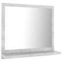vidaXL Baderomsspeil betonggrå 40x10,5x37 cm sponplate