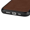 Icarer Leather Oil Wax-Deksel Dekket Med Naturlig Lær For Iphone 14 Plus (Kompatibel Med Magsafe) Brun (Wmi14220719-Bn)