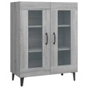 vidaXL Skjenk grå sonoma 69,5x34x90 cm konstruert tre