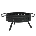 vidaXL Bålfat med ildrake 70 cm XXL stål