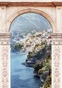 Coastal View Through an Archway Plakat Plakat / 100x150cm