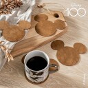 Disney Mickey Mouse glassbrikker natur 4 pk